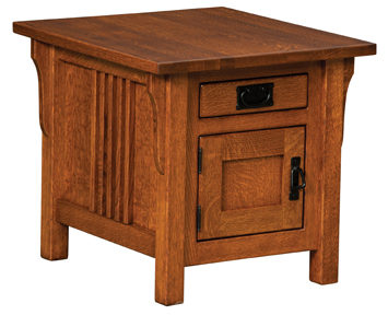 Camden Mission Cabinet End Table