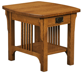 Craftsman Mission Open End Table