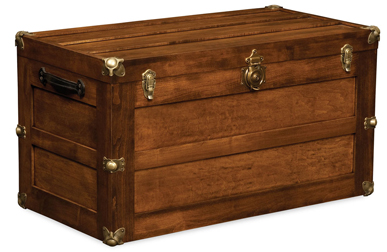Trunk with Flat Lid Chest