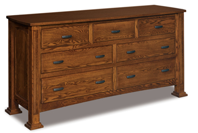 Lexington 76" 7 Drawer Dresser