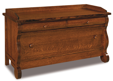 Old Classic Sleigh Blanket Chest