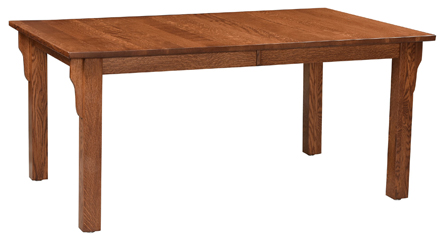 Larson Mission Leg Dining Table with Corbel