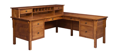 Centennial L Shaped Desk with Hutch