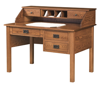 Mission Desk with Paymaster Hutch