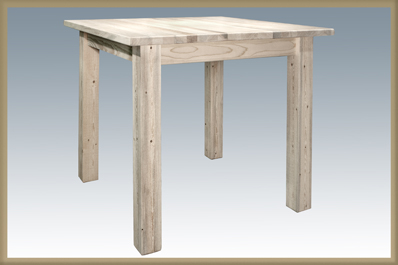 Homestead Counter Height Square 4 Post Dining Table
