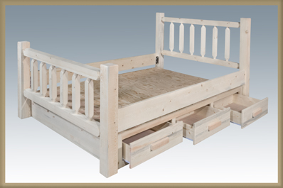 Homestead Platform Bed with Storage
