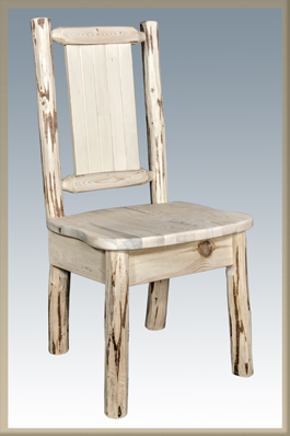 Montana Side Chair with Laser Engraved Design