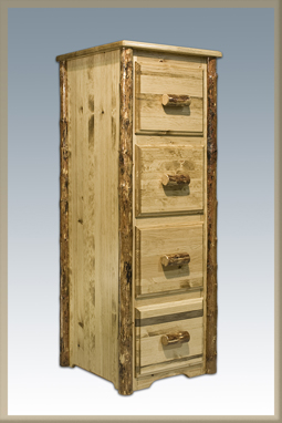 Glacier Country 4 Drawer Filing Cabinet