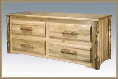 Glacier Country 4 Drawer Sitting Chest