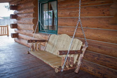 Glacier Country Porch Swing