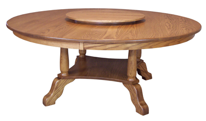 Traditional Round Top Dining Table