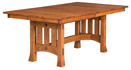 Olde Century Mission Trestle Dining Table