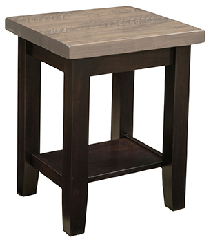 Plank Contemporary 19"w End Table