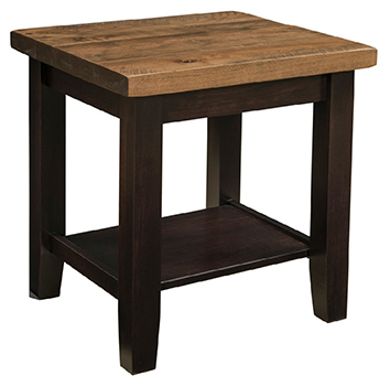 Plank Contemporary 22"w End Table