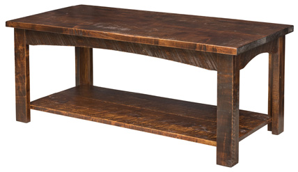 Rough Cut Maplewood Coffee Table
