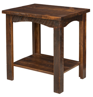 Rough Cut Maplewood End Table