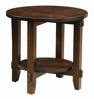 Bungalow Round End Table