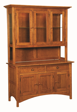 Shaker Hill Hutch with Straight Legs
