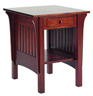 1800 Mission End Table with Drawer