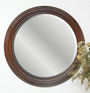 30" Round Molding Wall Mirror