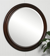 36" Round Molding Wall Mirror