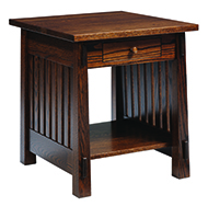 4575 Country Mission End Table with Drawer