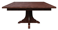 652 Mission Single Pedestal Dining Table