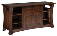 8500 Gateway TV Stand with 2 Drawers and 2 Doors