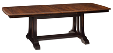 BF Christy Trestle Extension Dining Table
