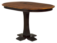 BF Christy Extension Single Pedestal Dining Table