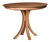 Rippleback Pedestal Extension Dining Table