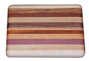 Small Exotic Mixed Wood Cutting Board