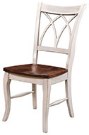 Double X Back Dining Chair