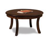 Sierra 38" Round Solid Top Coffee Table