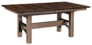 Frontier Double Pedestal Dining Table