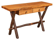 Millcreek Live Edge Sofa Table with  Drawer