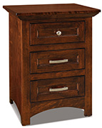 Lincoln 21" 3 Drawer Nightstand