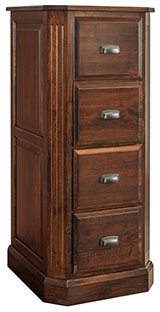 Classic Saturn 4 Drawer File Cabinet