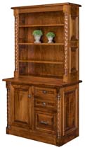 Kincaid 3 Drawer 1 Door Credenza with Hutch