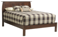 Bordeaux Panel Bed with Low Footboard