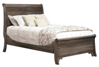 Eminence Sleigh Bed with Short Footboard