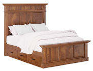 Cade’s Cove Panel Bed with Underbed Storage To The Floor