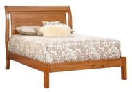 Tucson Sleigh Bed with Low Footboard