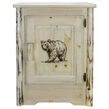 Montana Accent Cabinet with Laser Engraved Design