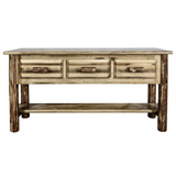 Glacier Country 3 Drawer Console Table