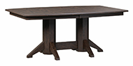 KT Shaker Double Pedestal Dining Table