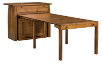 Boulder Creek Frontier Island Buffet with Pull Out Table