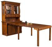 Hampton Frontier Hutch with Pull out Table