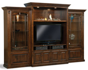 Victorian 3 Piece TV Wall Unit with Bookcases
