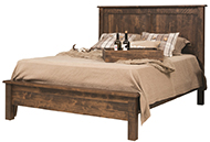 Barn Floor Mission Bed with Low Footboard